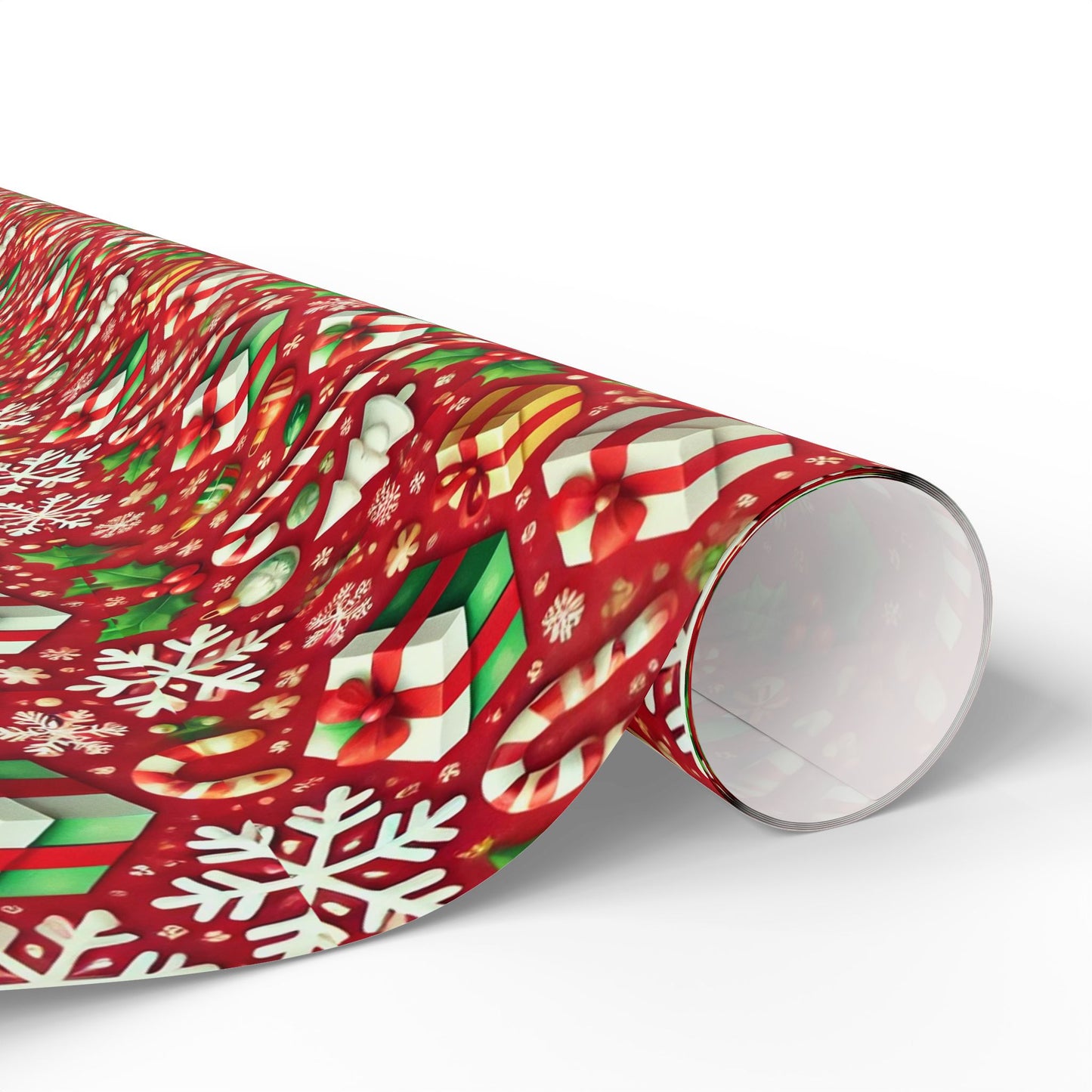 Candy Canes Christmas Wrapping Paper