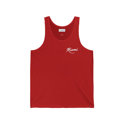 Retro Miami Unisex Jersey Tank