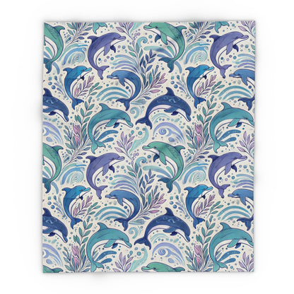 Dolphins Arctic Fleece Blanket