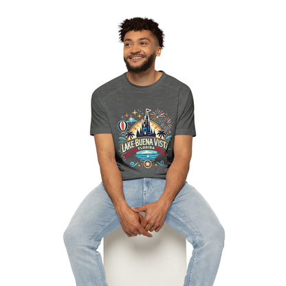 Adventurous Lake Buena Vista Men's Raglan T-Shirt