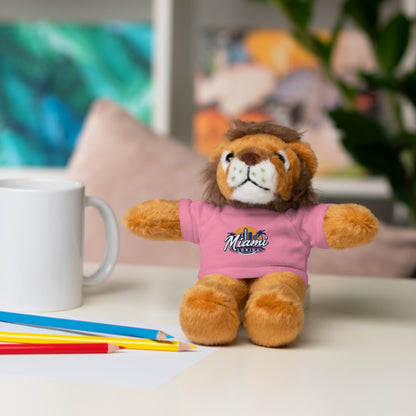 Retro Miami Stuffed Animals with Tee