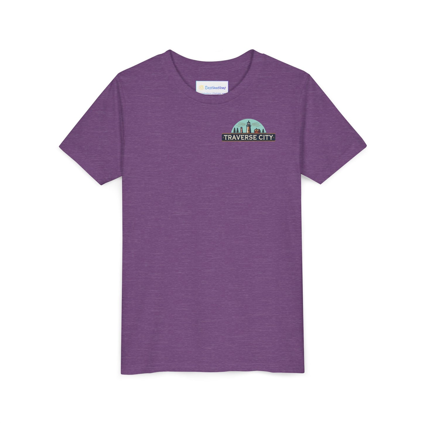 Vintage Traverse City Unisex Youth Short Sleeve Tee