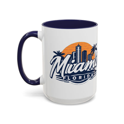 Retro Miami Accent Coffee Mug