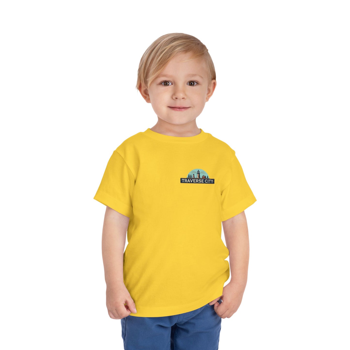 Vintage Traverse City Unisex Toddler Short Sleeve Tee