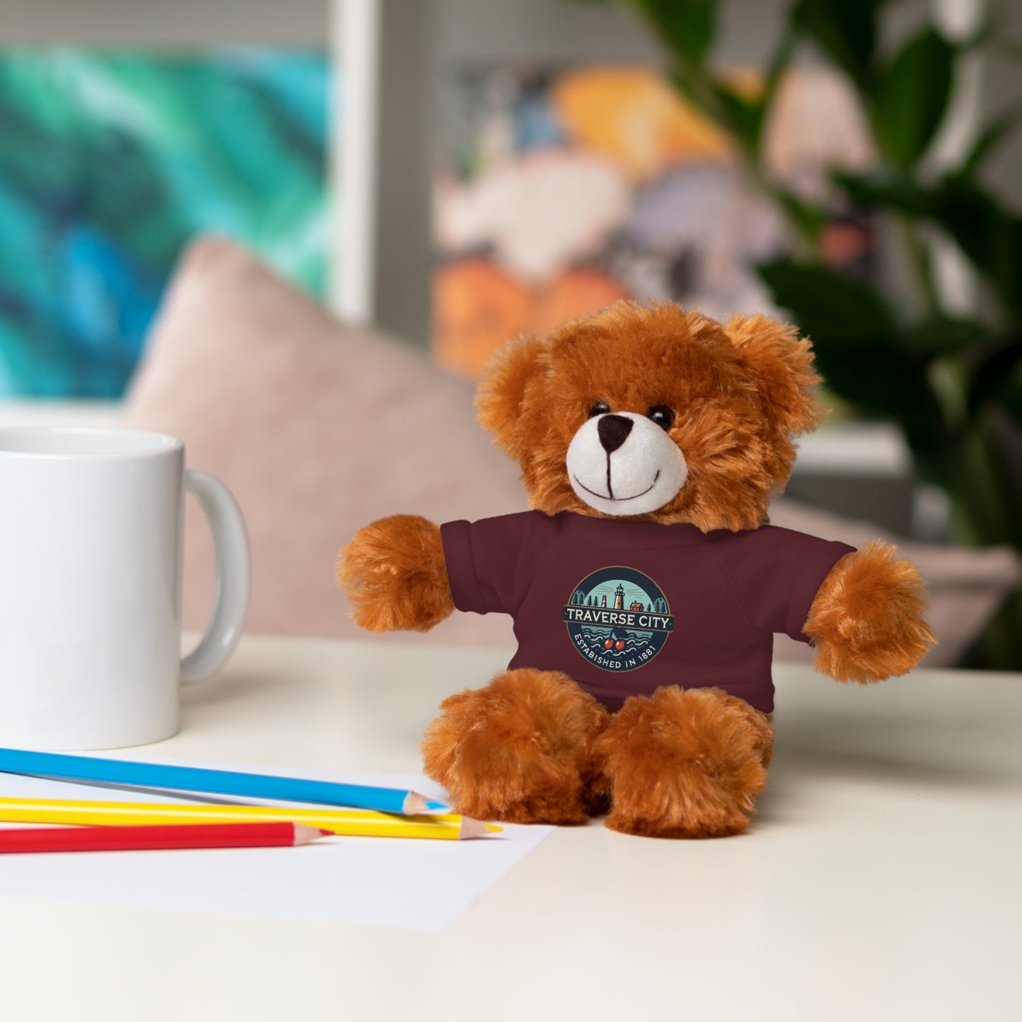 Vintage Traverse City Stuffed Animals with Tee