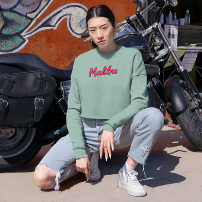 Retro Malibu Women's Cropped Sweatshirt