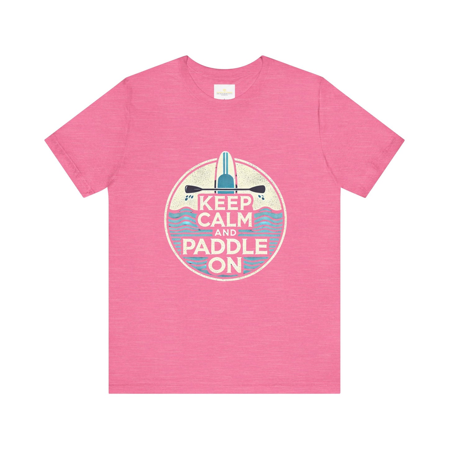 Keep Calm and Paddle On Jersey Short Sleeve Tee