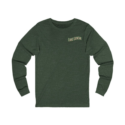 Retro Lake Geneva Unisex Jersey Long Sleeve Tee
