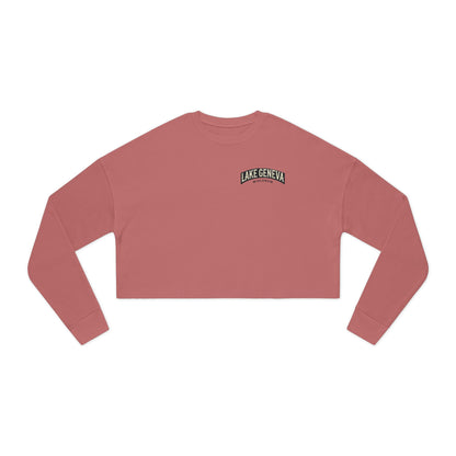 Vintage Lake Geneva Women's Cropped Sweatshirt