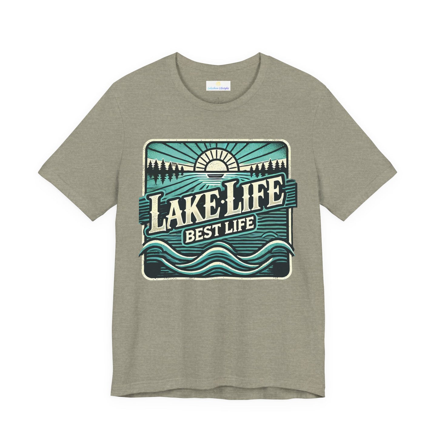 Lake Life Best Life Jersey Short Sleeve Tee
