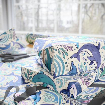 Dolphin Print Wrapping Paper
