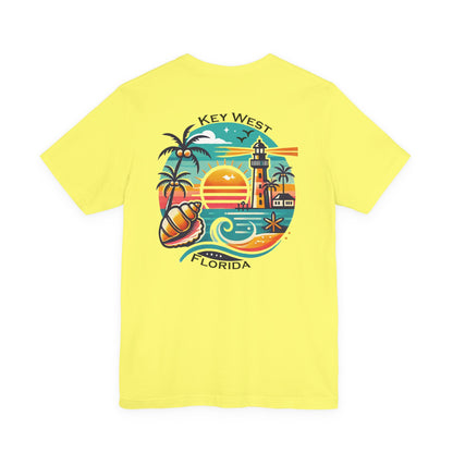 Vibrant Key West Unisex Jersey Short Sleeve Tee