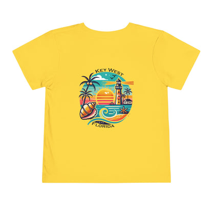 Vibrant Key West Unisex Toddler Short Sleeve Tee