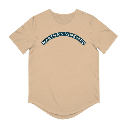 Vintage Martha's Vineyard Men's Jersey Curved Hem Tee