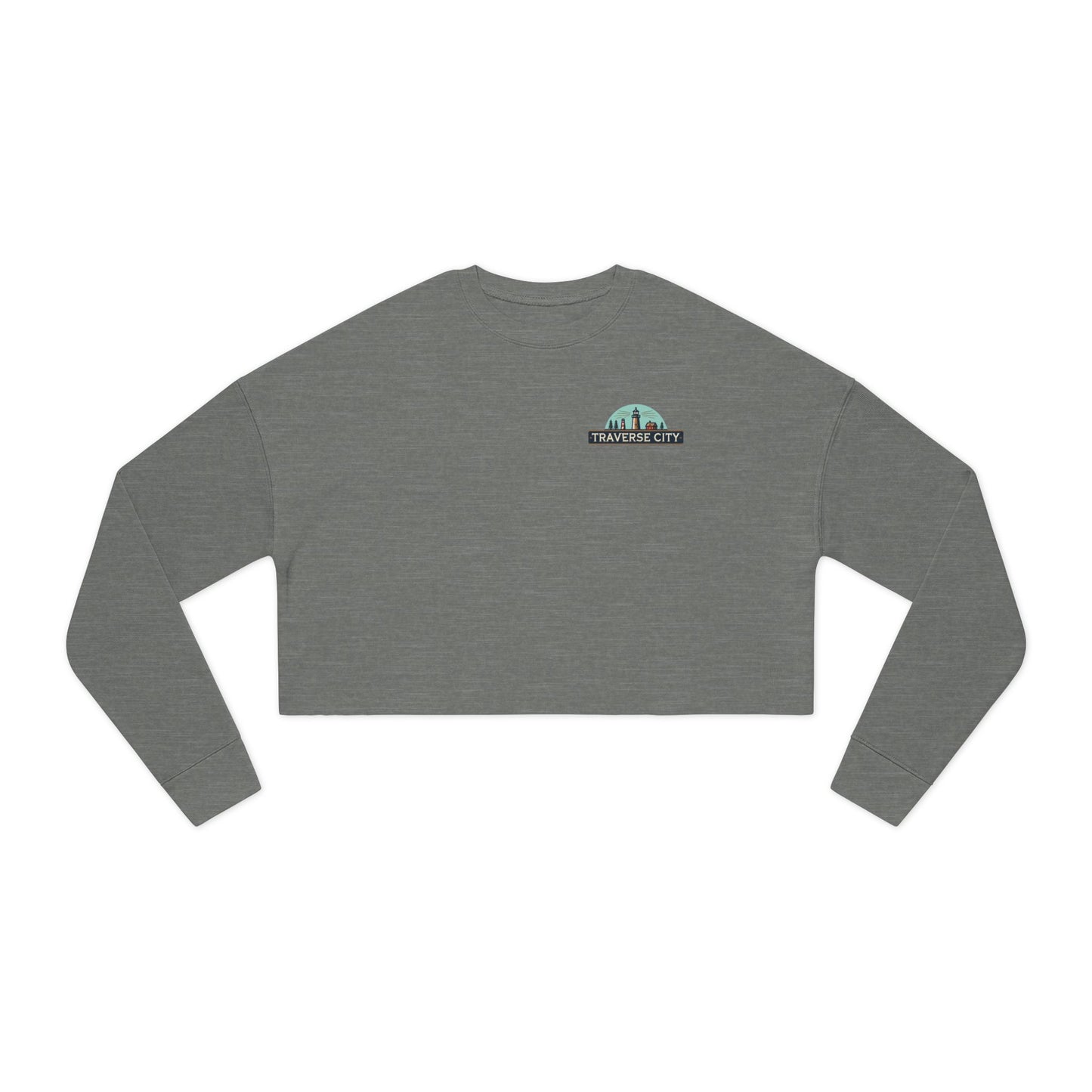 Vintage Traverse City Women's Cropped Sweatshirt
