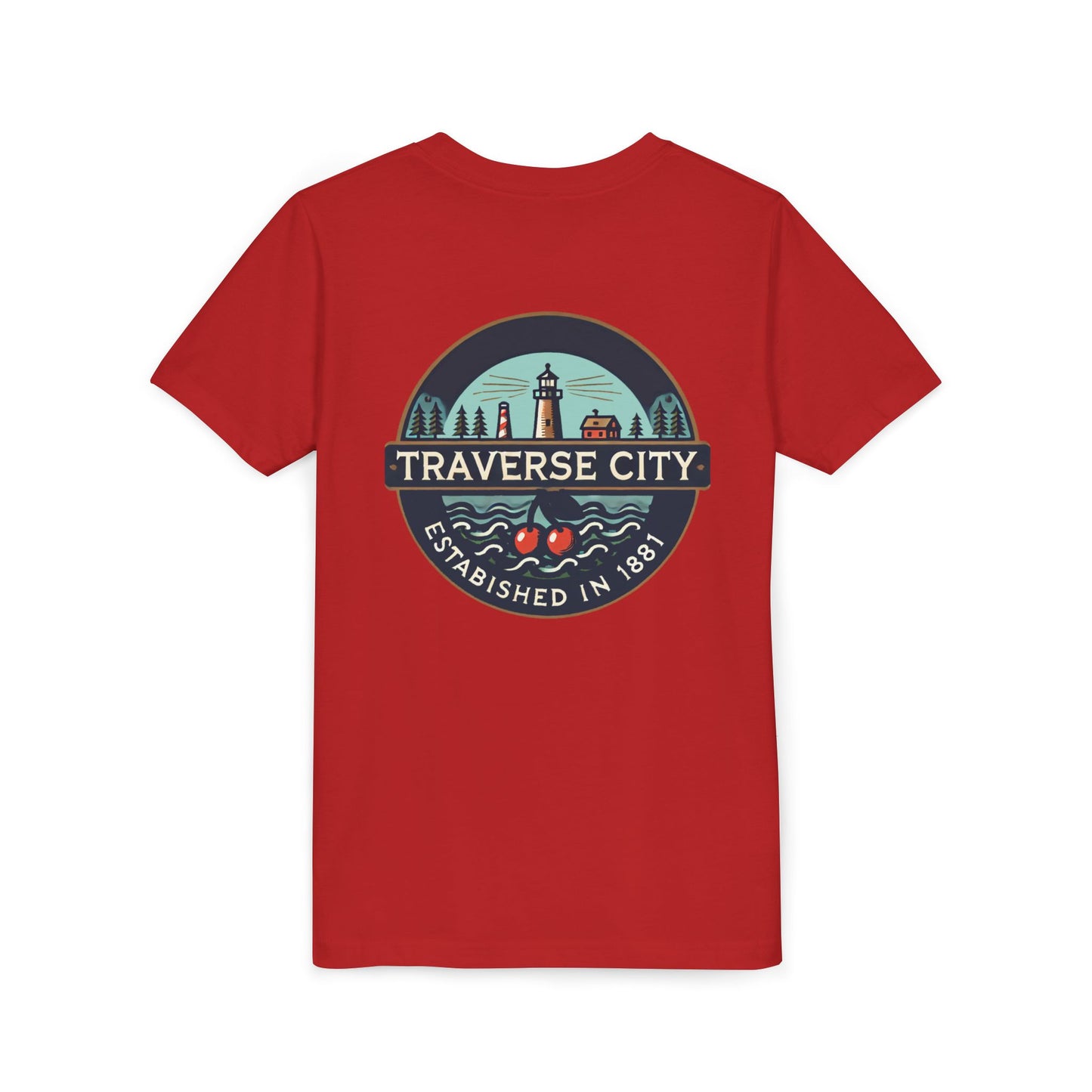 Vintage Traverse City Unisex Youth Short Sleeve Tee