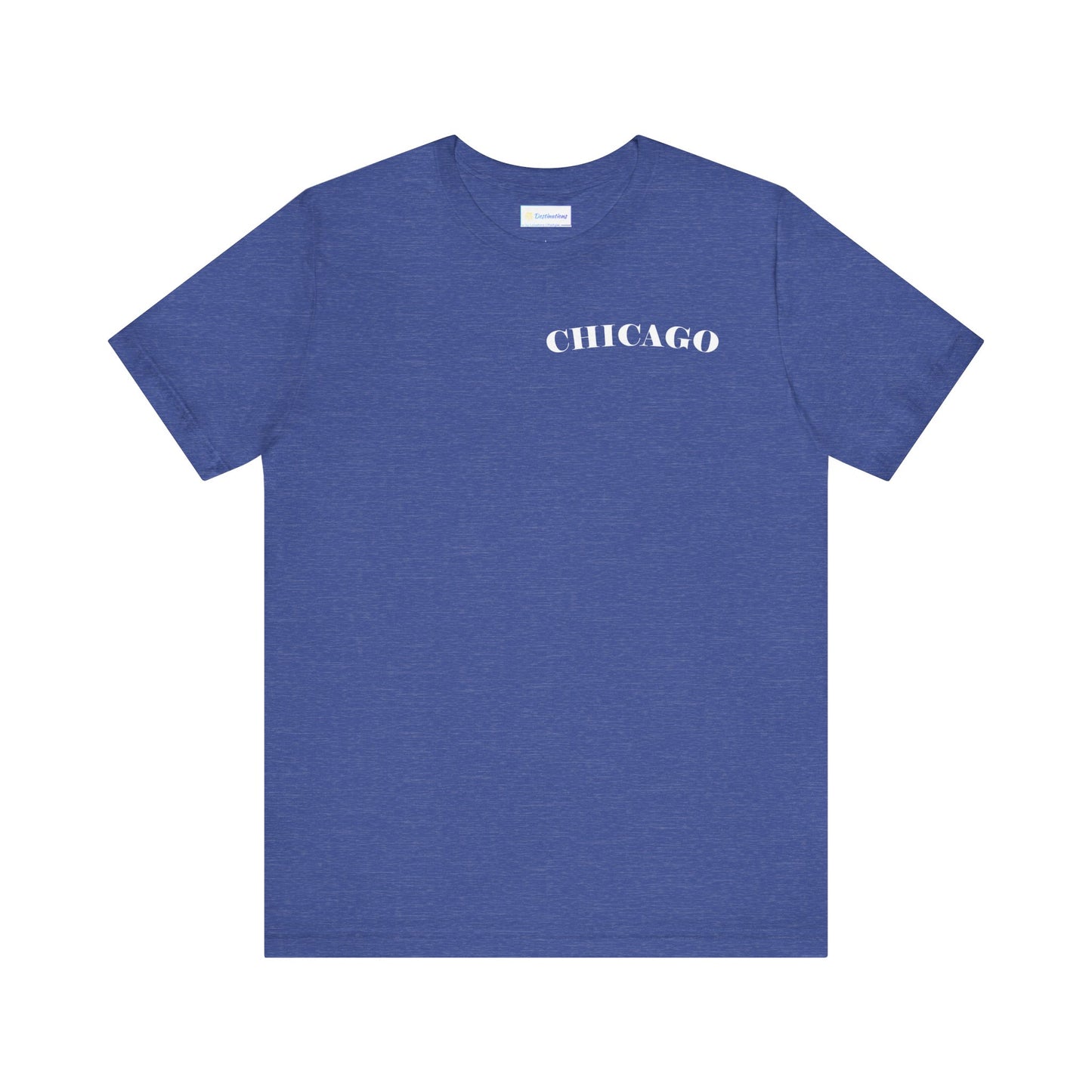 Mystery Noir Chicago Skyline Sunset Unisex Jersey Short Sleeve Tee