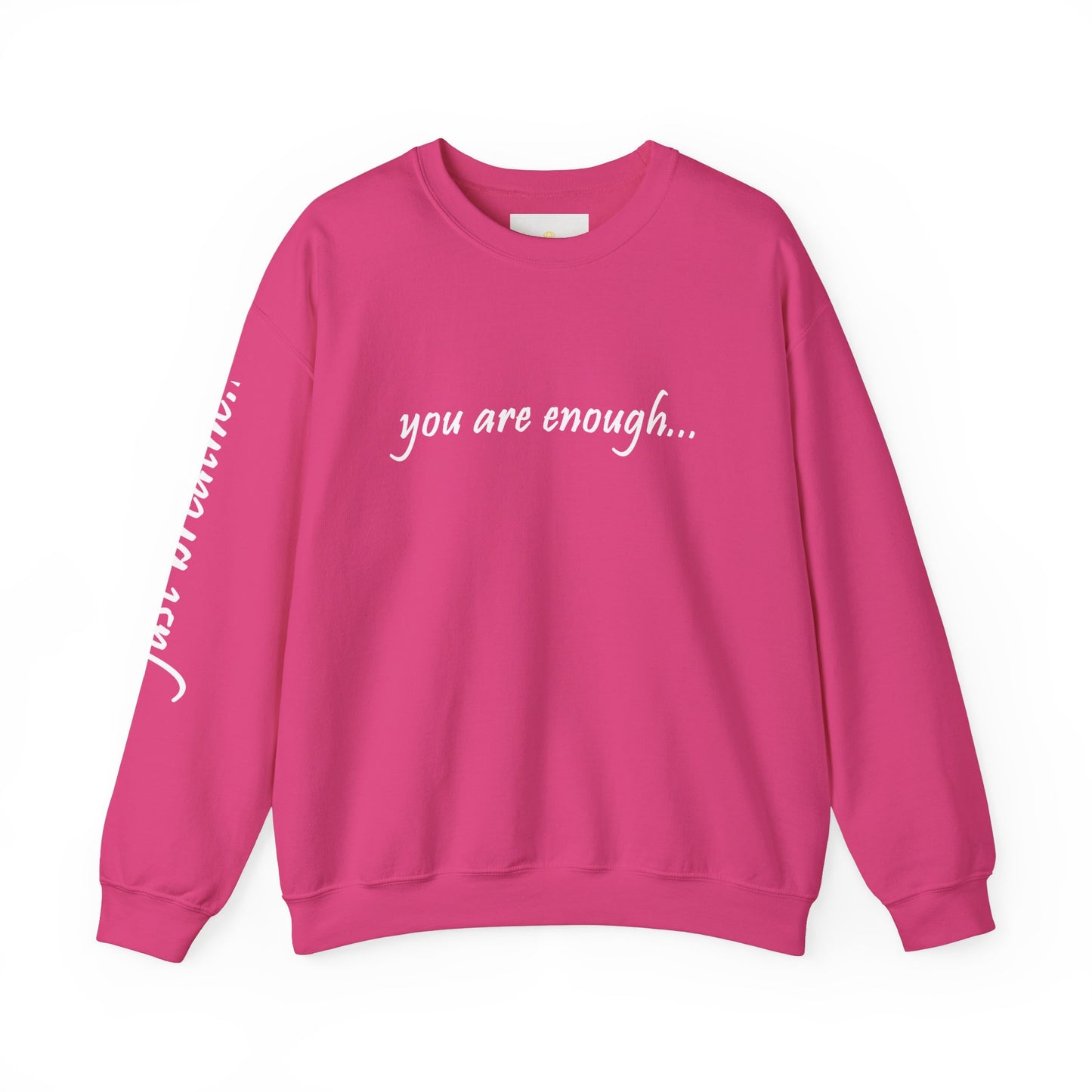 You Are Enough - Mental Health Awareness Heavy Blend Crewneck Sweatshirt