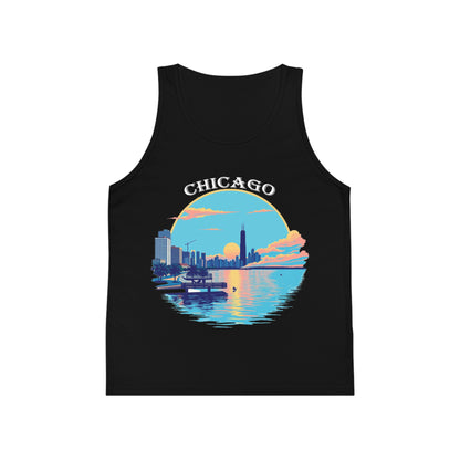 Retro Chicago Unisex Kids Jersey Tank Top