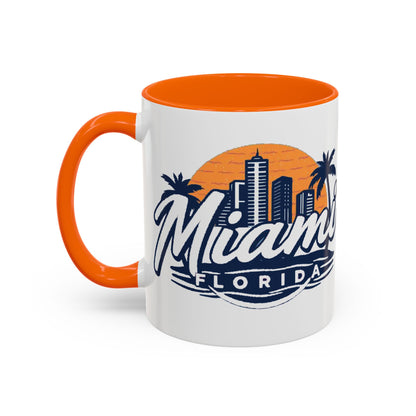 Retro Miami Accent Coffee Mug