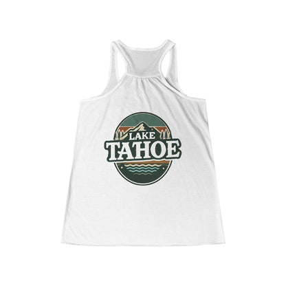 Vintage Lake Tahoe Women's Flowy Racerback Tank