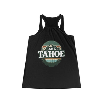 Vintage Lake Tahoe Women's Flowy Racerback Tank