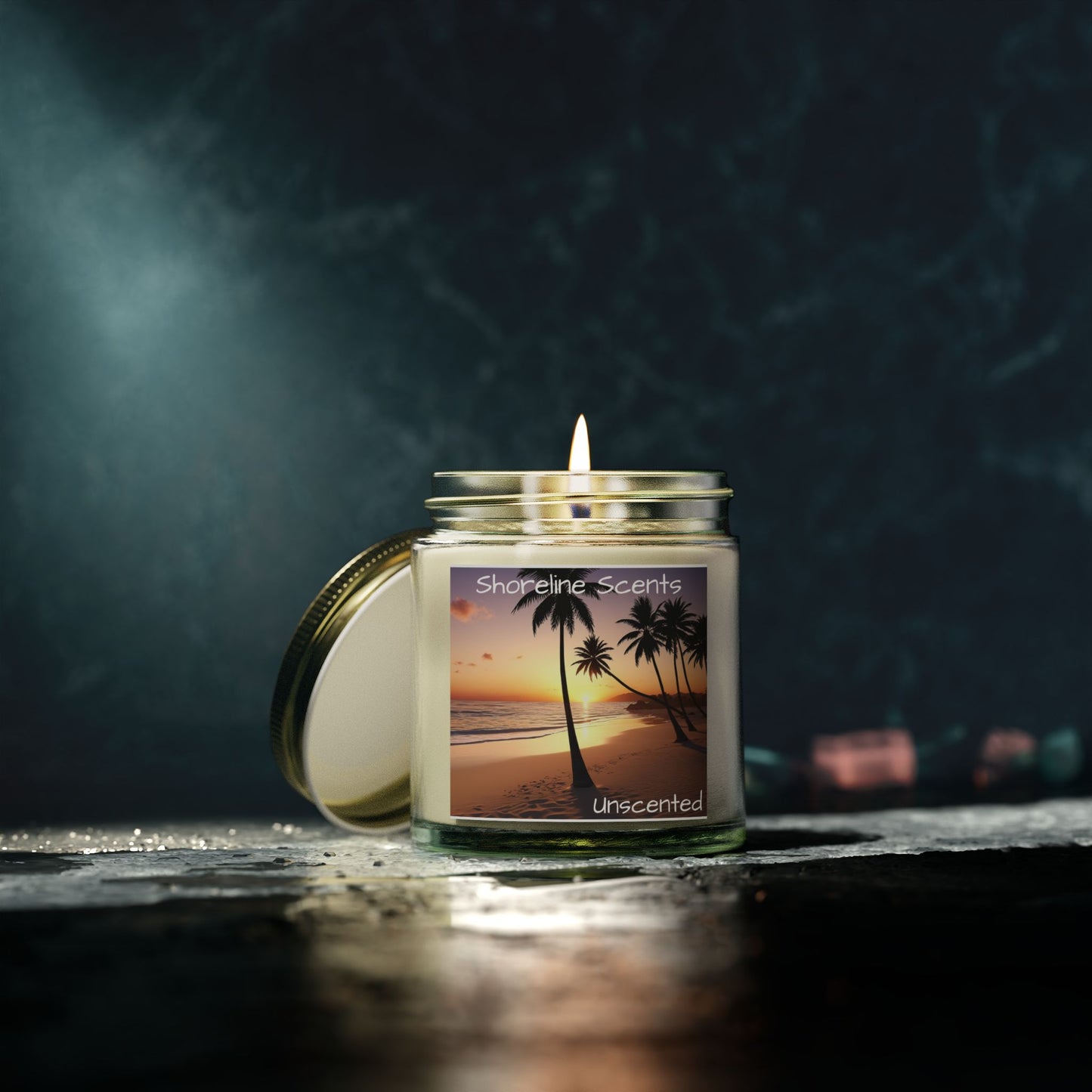 Unscented Candle (Apricot Wax)