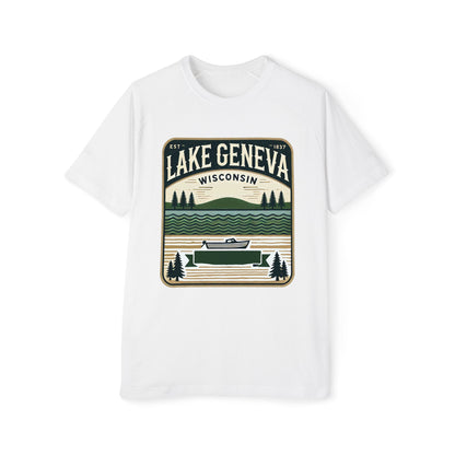 Vintage Lake Geneva Men's Raglan T-Shirt