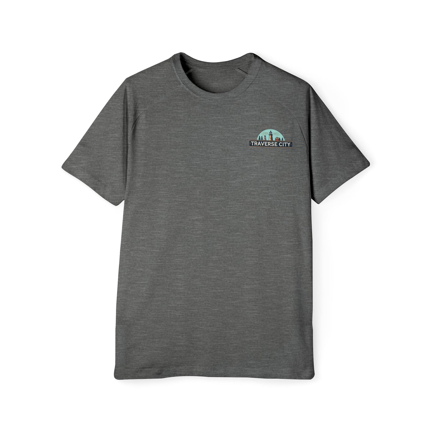 Vintage Traverse City Men's Raglan T-Shirt