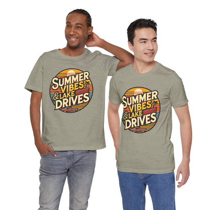 Summer Vibes & Lake Drives Short Sleeve Tee