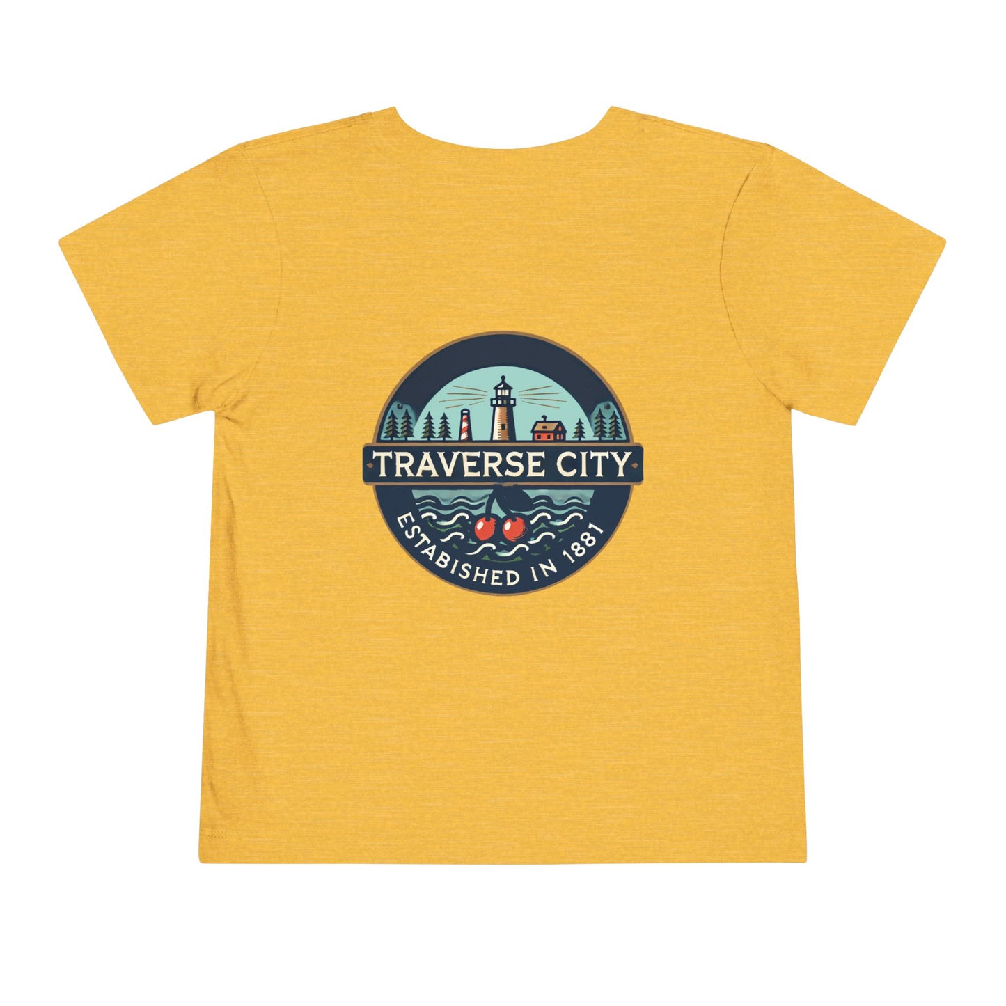 Vintage Traverse City Unisex Toddler Short Sleeve Tee