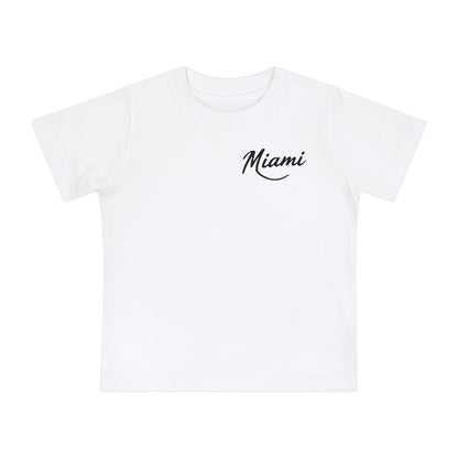 Retro Miami Unisex Baby Short Sleeve T-Shirt