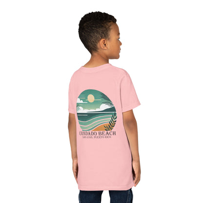 Coastal Vibes Condado Beach Unisex Youth Short Sleeve Tee
