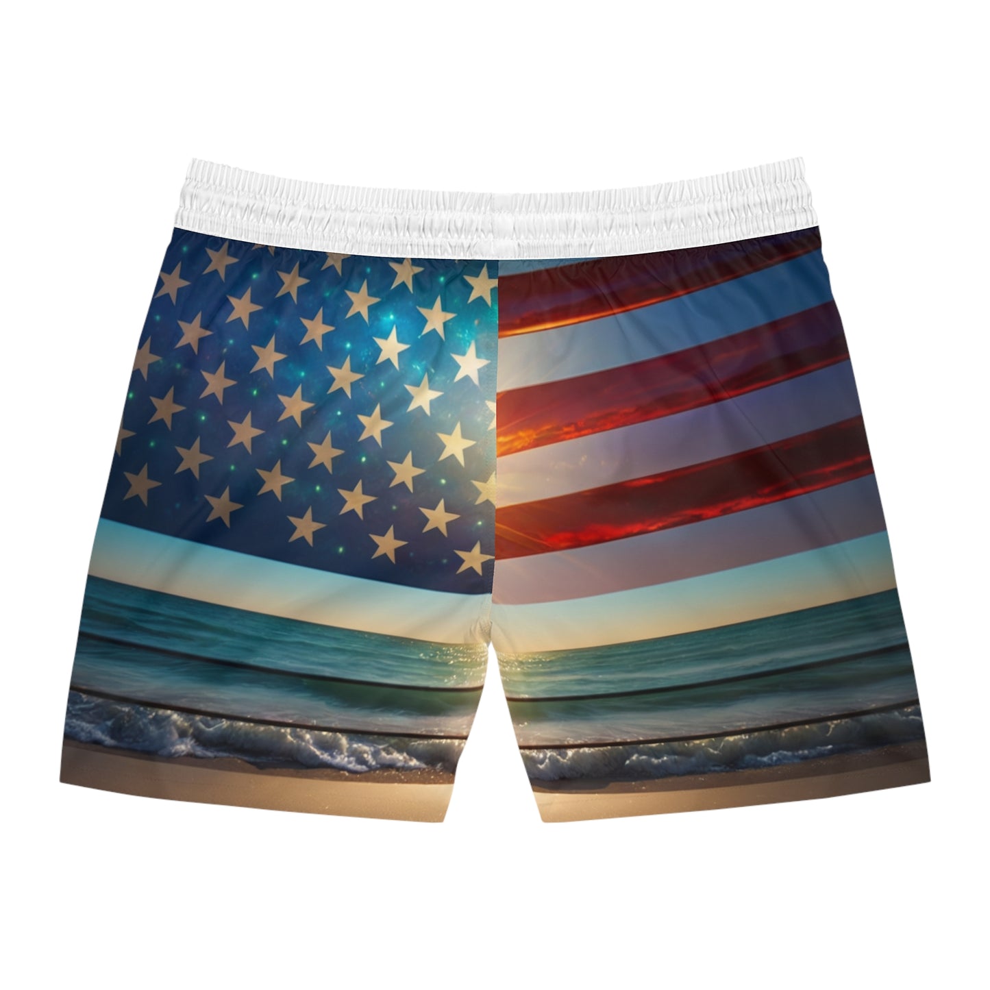 Memorial Men's Mid-Length Swim Shorts