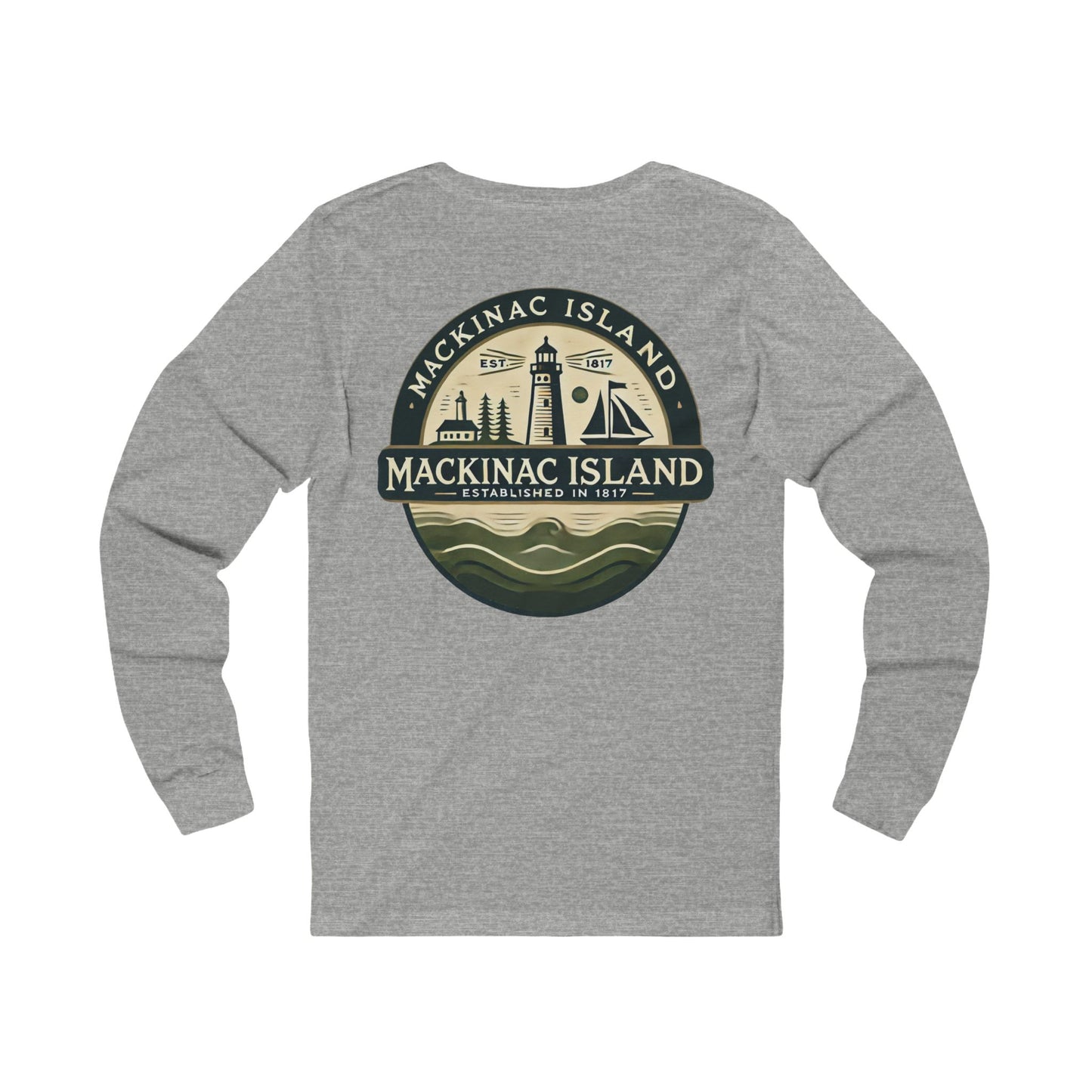 Vintage Mackinac Island Unisex Jersey Long Sleeve Tee