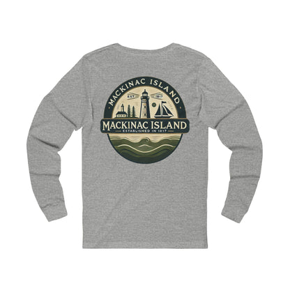Vintage Mackinac Island Unisex Jersey Long Sleeve Tee