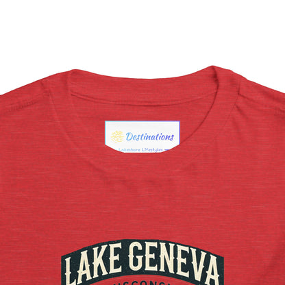 Vintage Lake Geneva Unisex Toddler Short Sleeve Tee