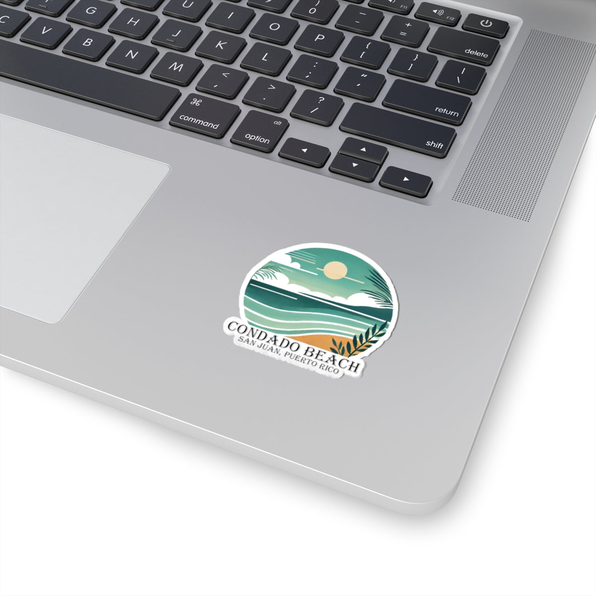 Coastal Vibes Condado Beach Kiss-Cut Sticker