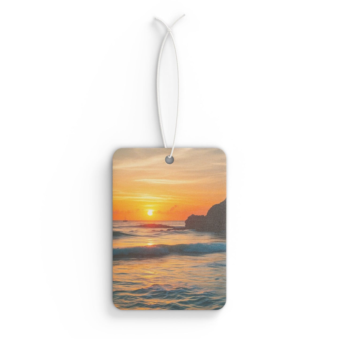 Sunset Beach Car Air Freshener