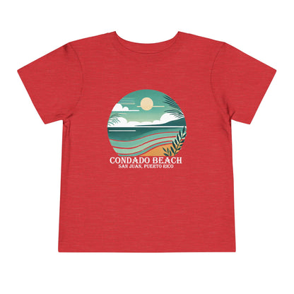 Coastal Vibes Condado Beach Unisex Toddler Short Sleeve Tee