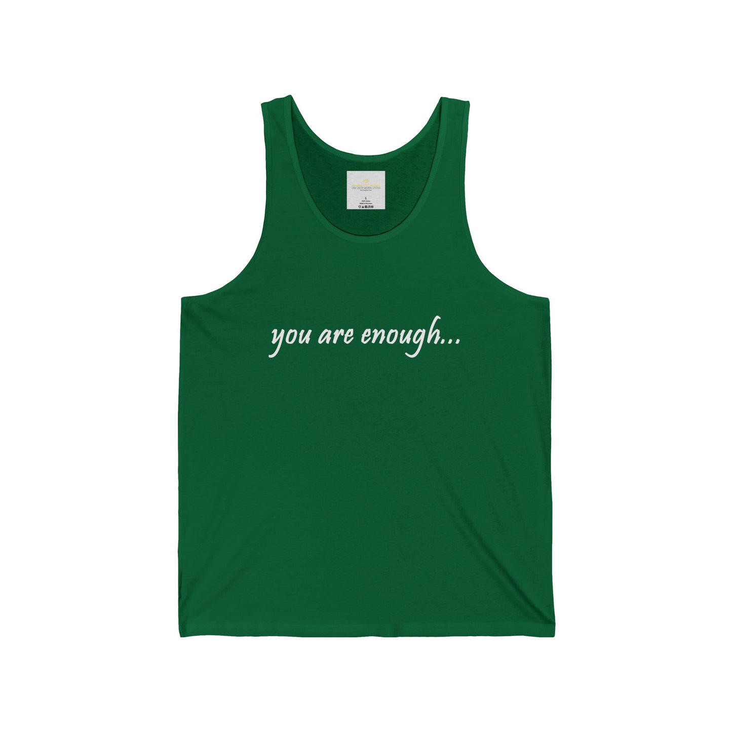 You Are Enough - Mental Health Awareness Unisex Jersey Tank