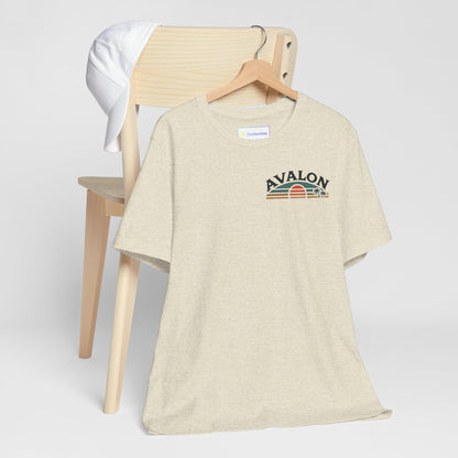 Retro Avalon Sunset Unisex Jersey Tee