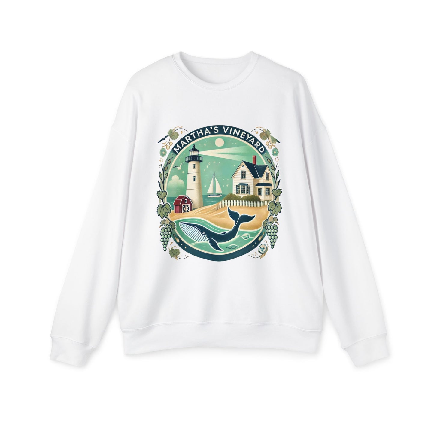 Vintage Martha's Vineyard Drop Shoulder Sweatshirt