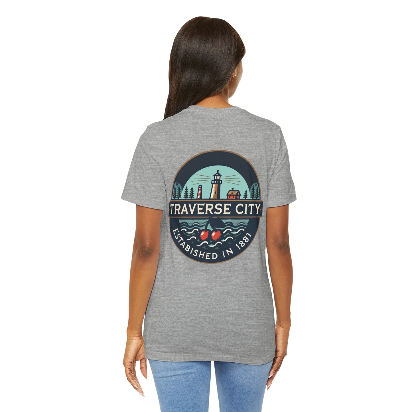 Vintage Traverse City Unisex Jersey Short Sleeve Tee
