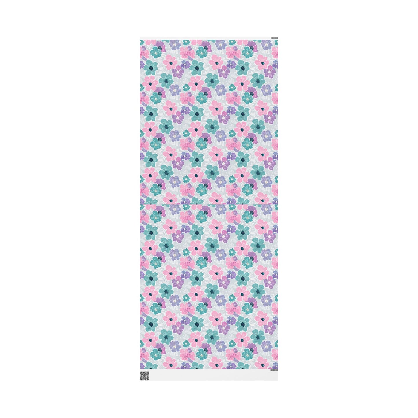 Pastel Floral Print Wrapping Paper