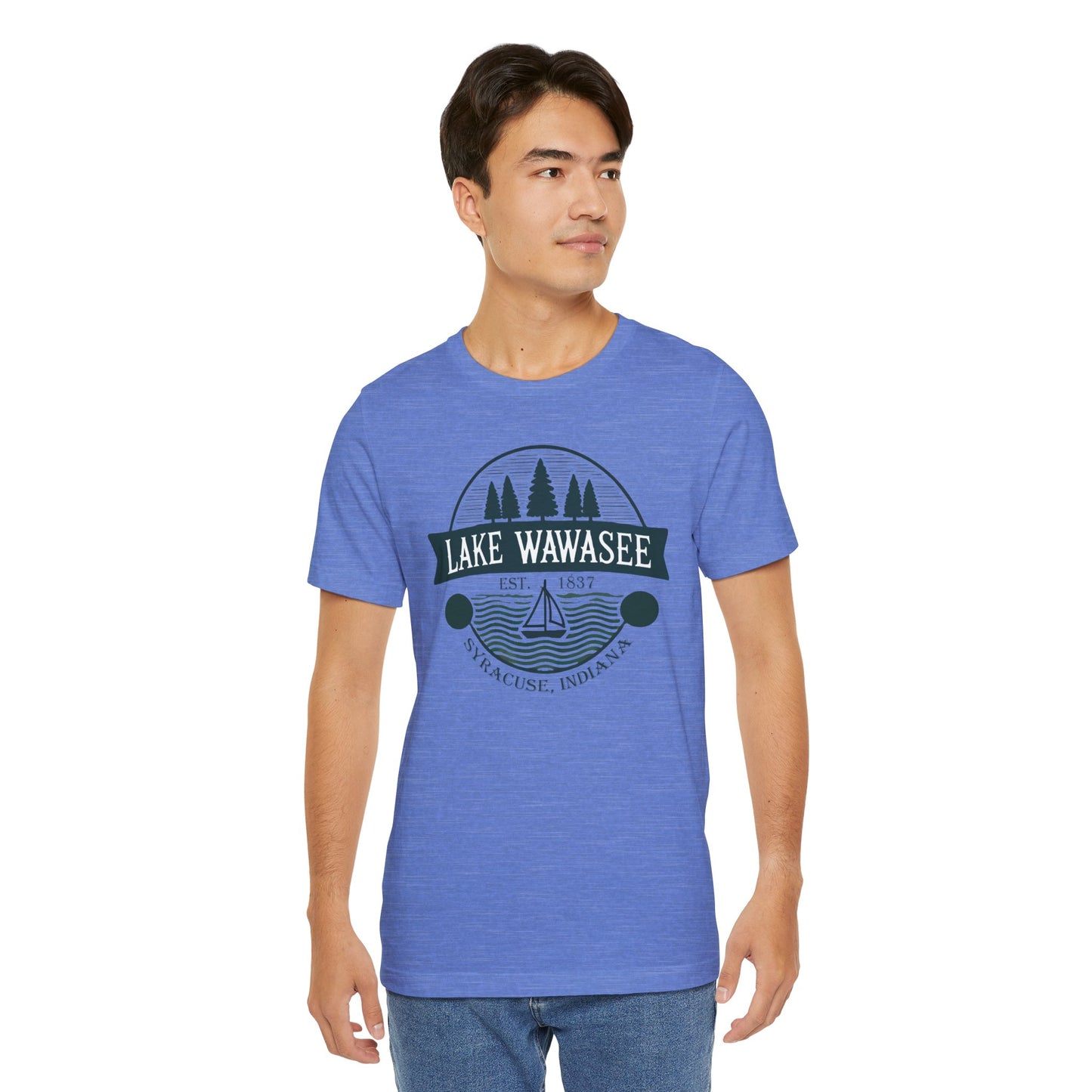 Vintage Lake Wawasee Unisex Jersey Short Sleeve Tee