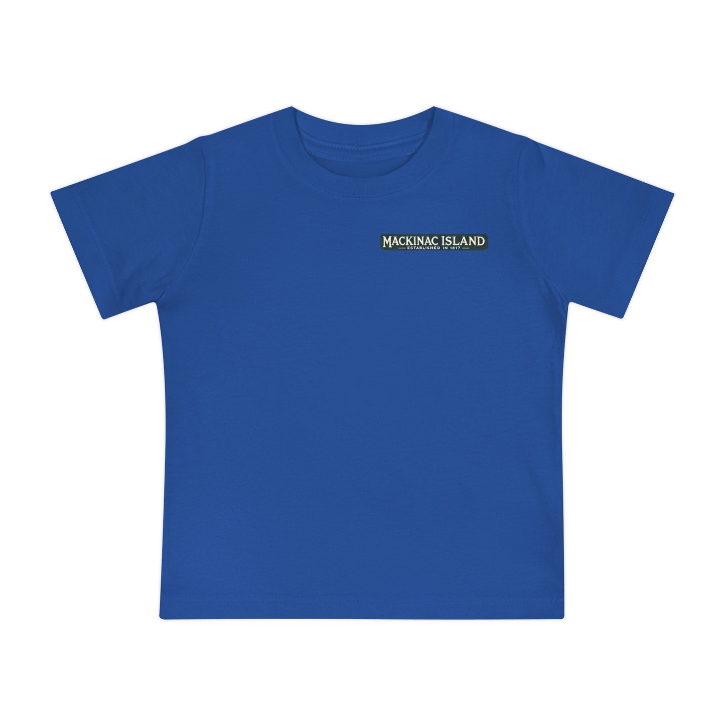 Vintage Mackinac Island Unisex Baby Short Sleeve T-Shirt