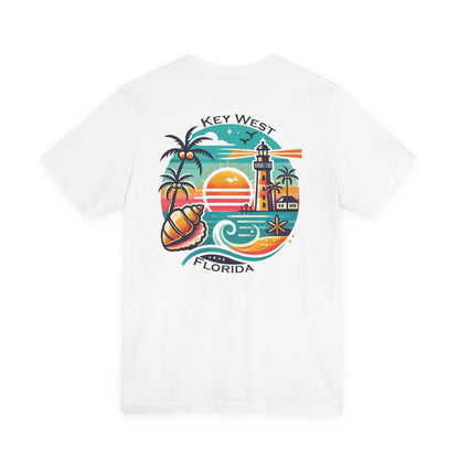 Vibrant Key West Unisex Jersey Short Sleeve Tee