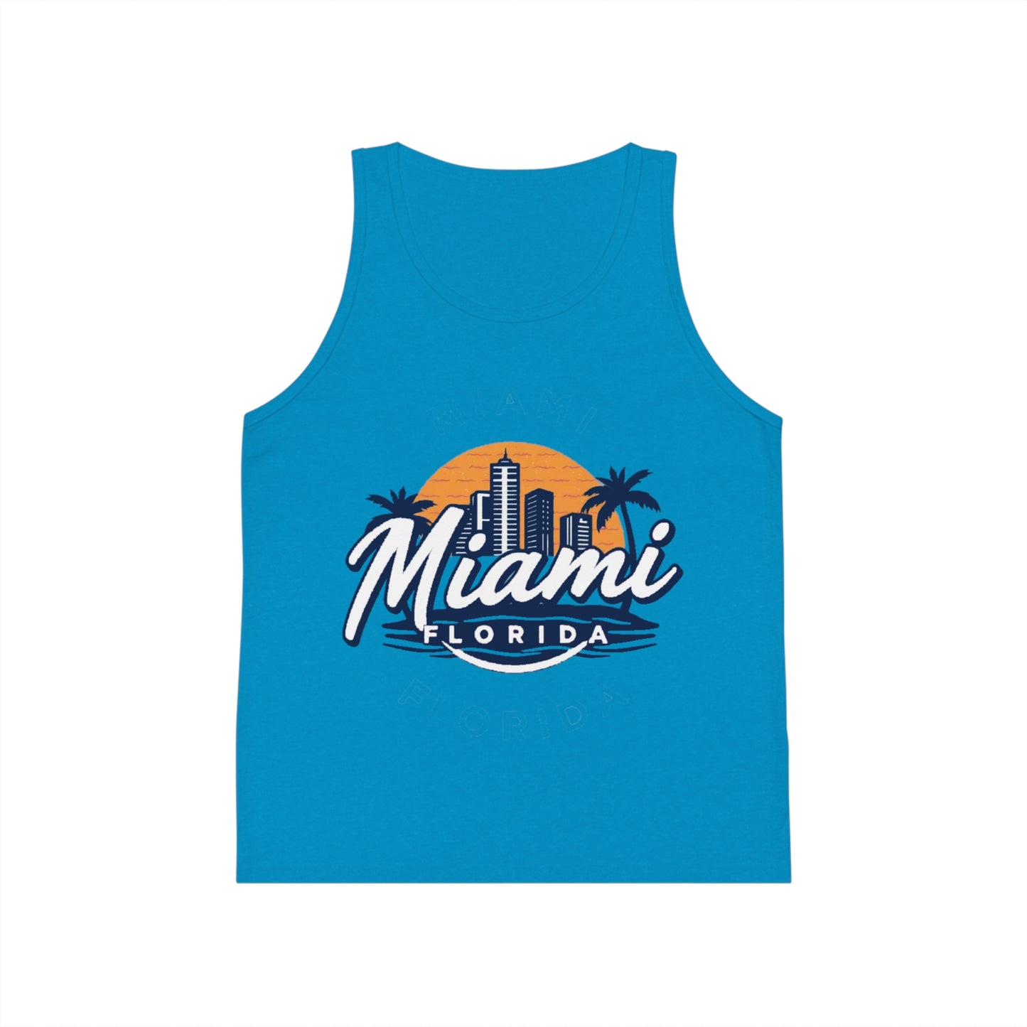 Retro Miami Unisex Kids Jersey Tank Top