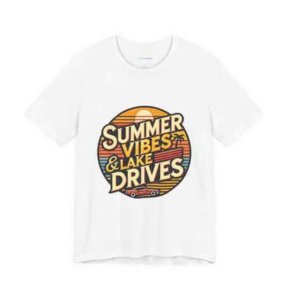 Summer Vibes & Lake Drives Short Sleeve Tee